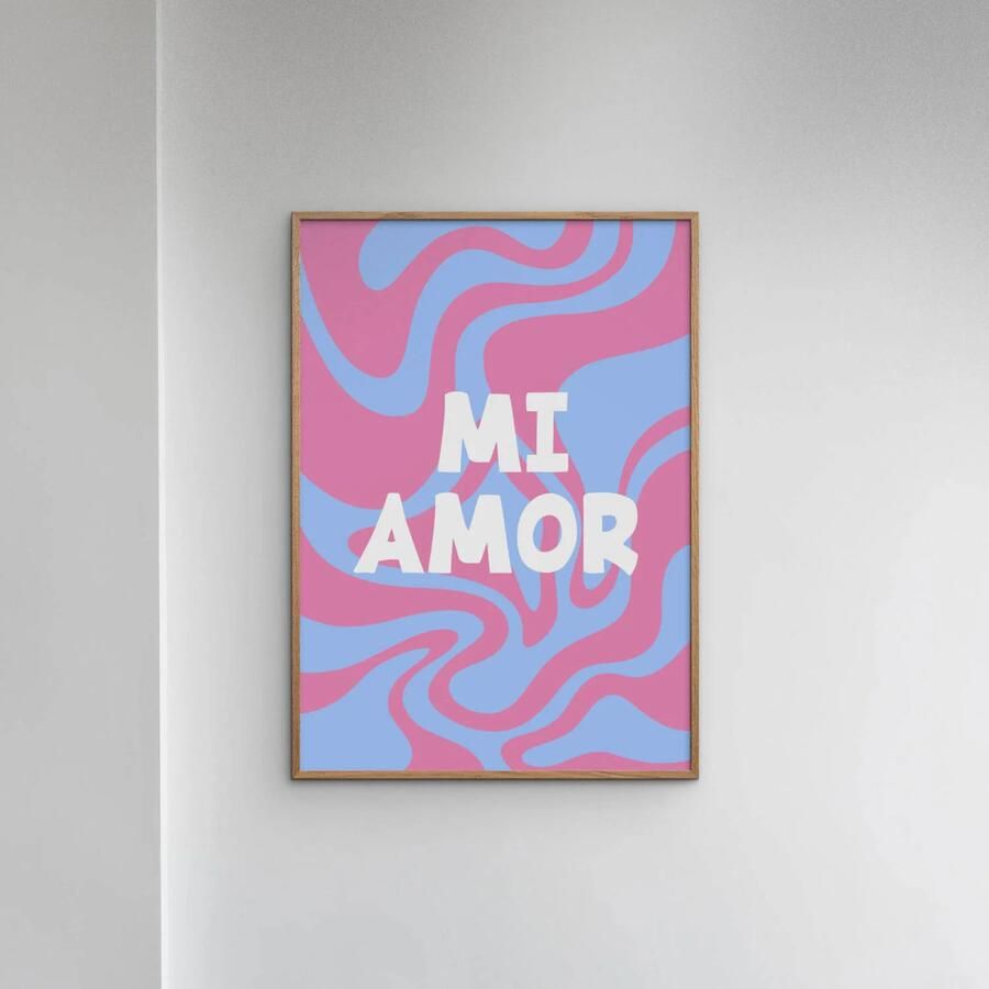 Poster & Frame Poster Yuli Saputra Mi Amor (50 x 70 cm) - Foto 2