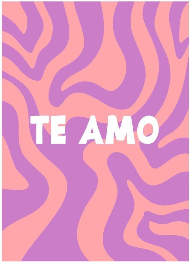 Poster & Frame Poster Yuli Saputra Te Amo (30 x 40 cm)