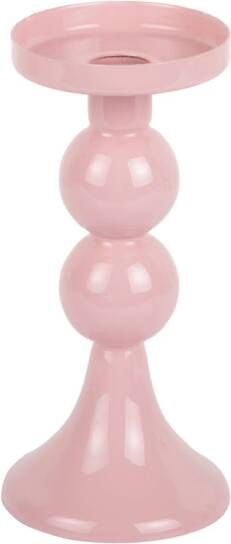 Present Time kandelaar Funky zachtroze (19 5 cm)