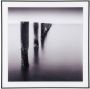 Present time Wanddecoratie Poles in Water Medium Zwart 2x50x50cm - Thumbnail 1
