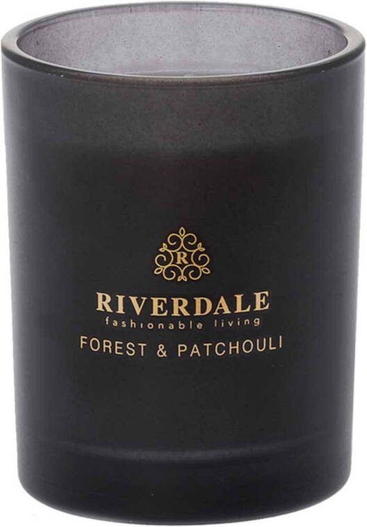 Riverdale geurkaars in pot Boutique Forest & Patchouli 10cm zwartForest & Patchouli 10cm