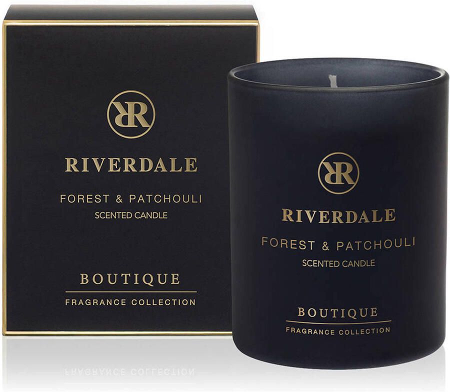 Riverdale geurkaars in pot Boutique Forest & Patchouli 10cm zwartForest & Patchouli 10cm - Foto 2