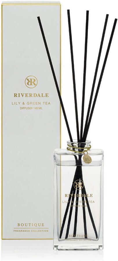 Riverdale geurstokjes Boutique Lily & Green Tea 140ml grijs 140 ml - Foto 2