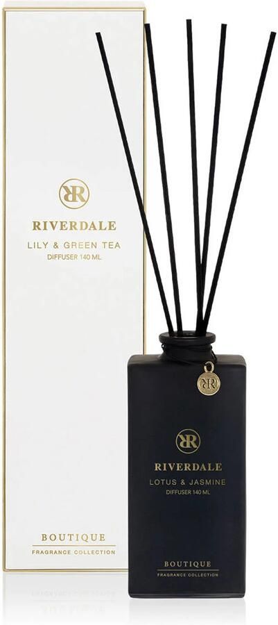Riverdale geurstokjes Boutique Lotus & Jasmine 140ml wit 140 ml