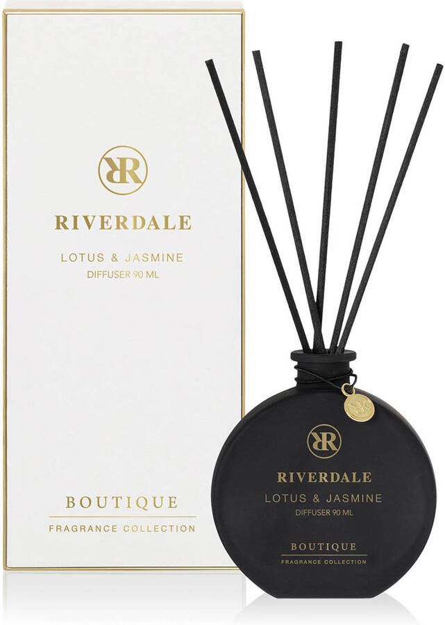Riverdale geurstokjes Boutique Lotus & Jasmine 90ml wit 90 ml - Foto 2