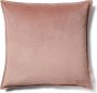 Rivièra Maison Riviera Maison Kussensloop RM Velvet Roze 60x60 cm - Thumbnail 1