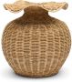 Rivièra Maison Riviera Maison Vaas rond Bruin Wavy Bloemenvaas   Rattan - Thumbnail 1
