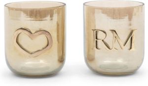 Rivièra Maison Riviera Maison RM Love Votive Box gold 2 pieces