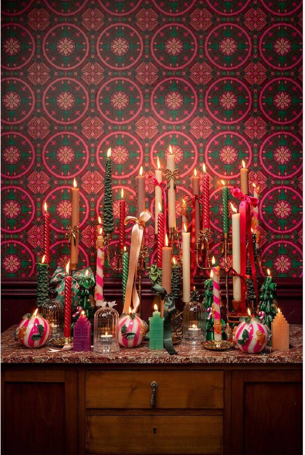 Sissy-Boy Glazen waxinelichthouder met hart (14.5x7.5 cm)