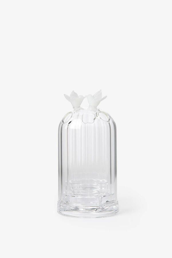 Sissy-Boy Glazen waxinelichthouder met kerstengel (14.5x7.5 cm) - Foto 2