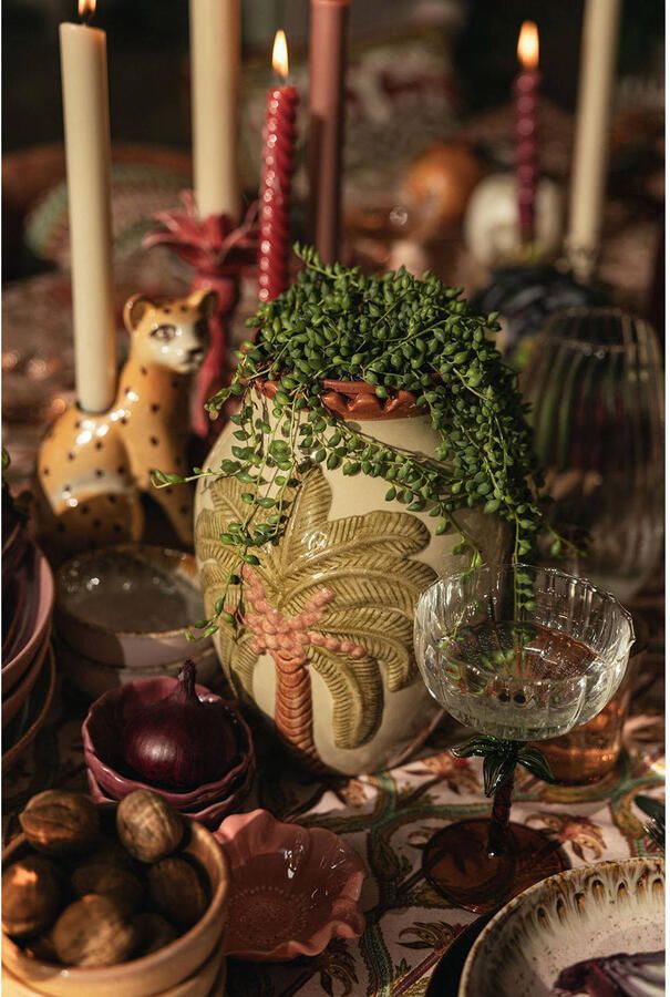 Sissy-Boy vaas met palmboom (26 cm x 19 cm)