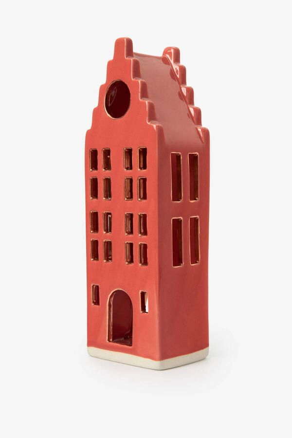 Sissy-Boy waxinelichthouder huisje met klokgevel (22 cm) - Foto 2