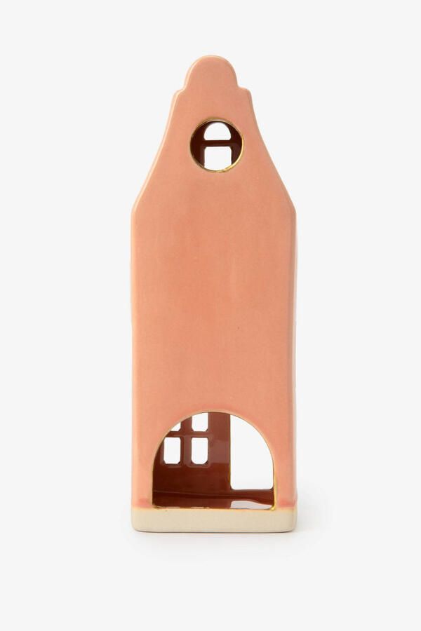 Sissy-Boy waxinelichthouder huisje met klokgevel (22 cm) - Foto 2