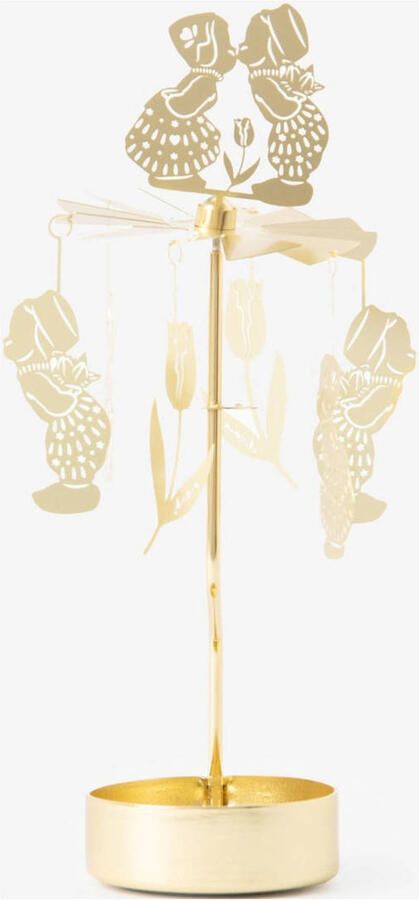 Sissy-Boy waxinelichthouder met Hollands koppeltje (15x5 cm) - Foto 3