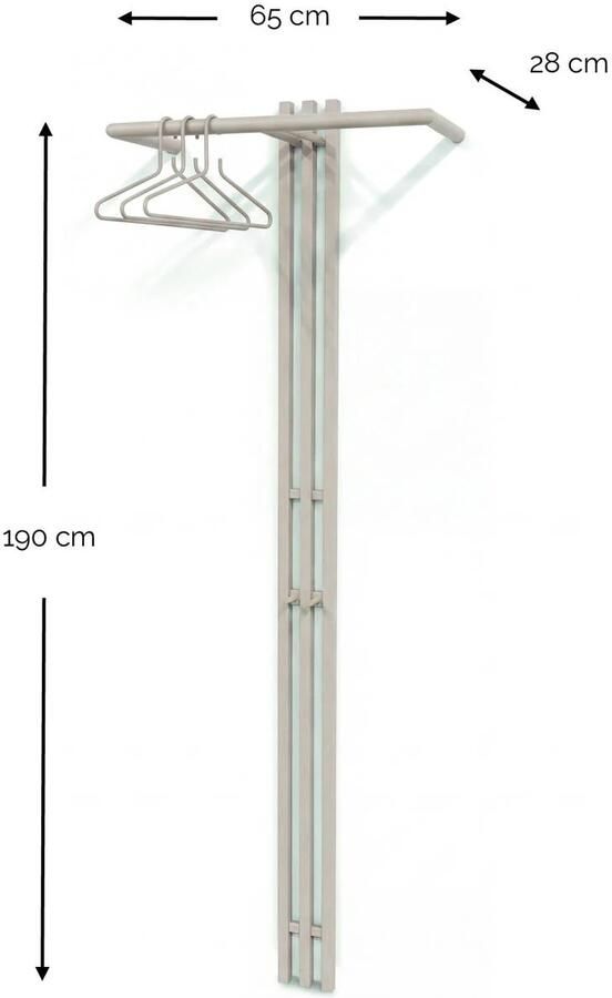 Spinder Design wandkapstok Senza 5 - Foto 3