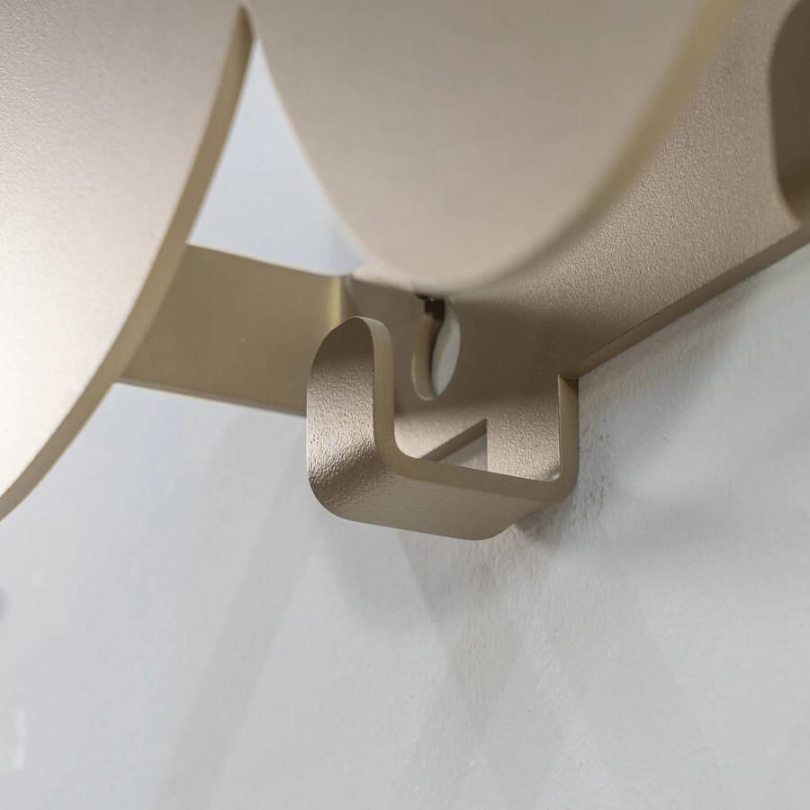 Spinder Design Spinder x Eva van de Ven TUMULO large Wandkapstok Champagne - Foto 2