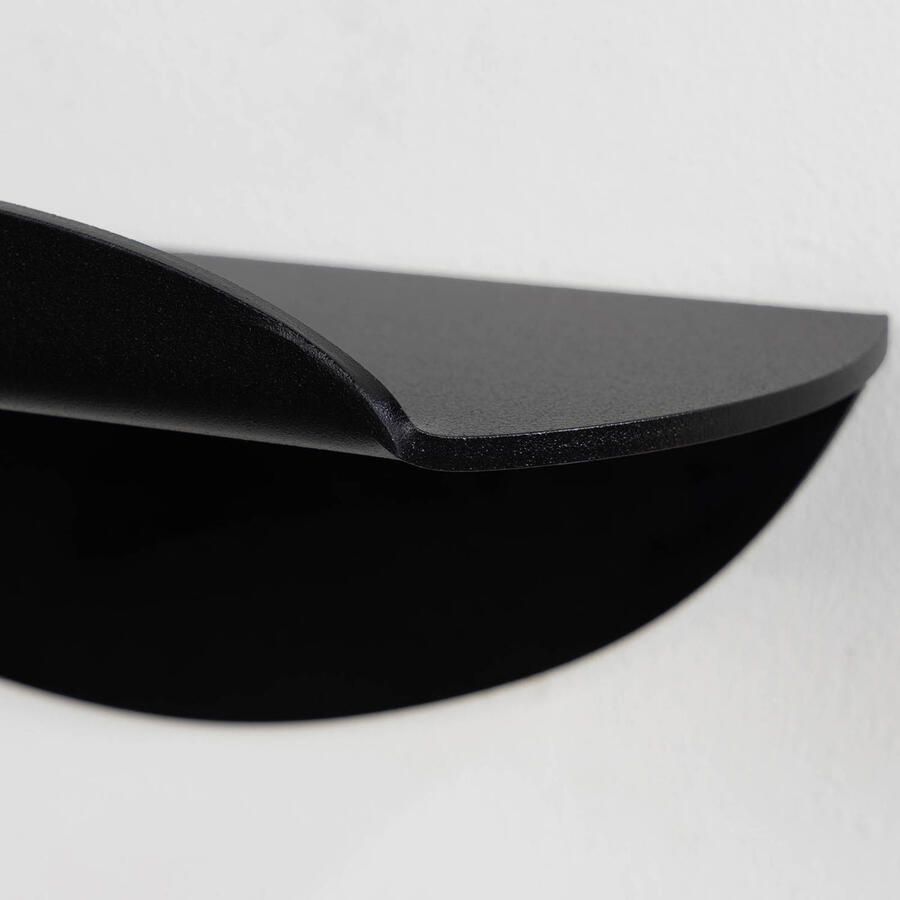 Spinder Design Spinder x Eva van de Ven PIPA Bottom Wandplank Zwart