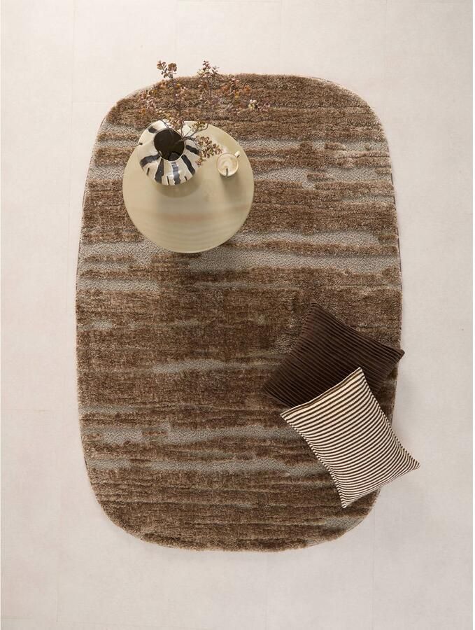 Studio LIVIT vloerkleed bruin (230x160 cm)