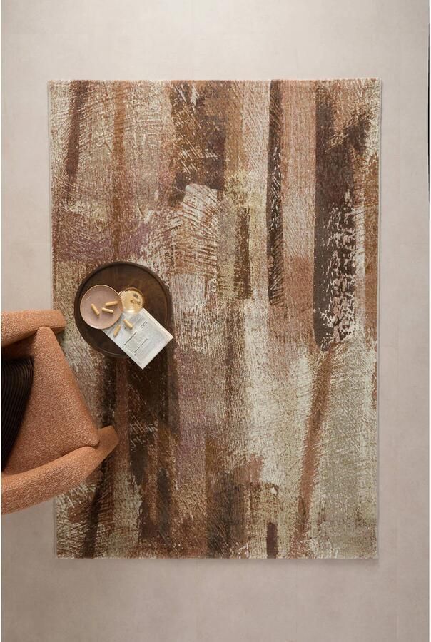 Studio LIVIT vloerkleed bruin terra (230x160 cm)