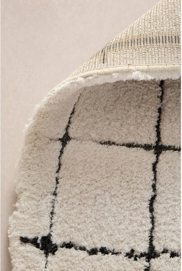 Studio LIVIT vloerkleed off white antraciet (Ø160) - Foto 2