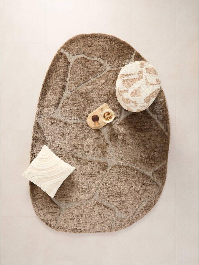 Studio LIVIT vloerkleed organisch bruin (230x160 cm)