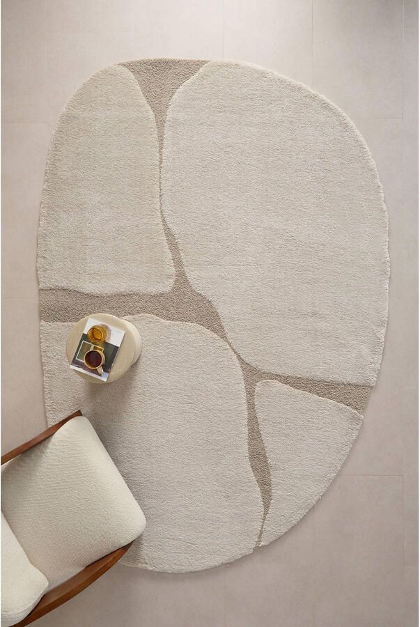 Studio LIVIT vloerkleed organisch zand (290x200 cm)