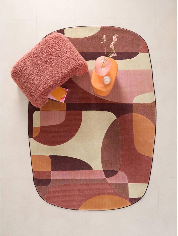Studio LIVIT vloerkleed rood roze (230x160 cm)