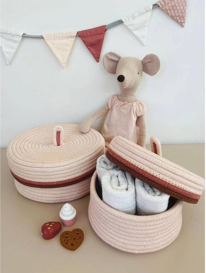 Tapis Petit opbergmand Amie (set van 2)