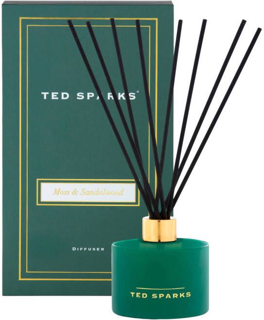 Ted Sparks geurstokjes Moss & Sandalwood (200 ml)