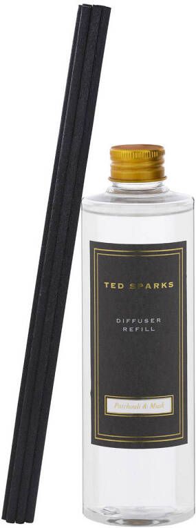 Ted Sparks navulling & stokjes Patchouli & Musk (250 ml)