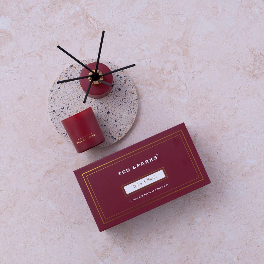 Ted Sparks geschenkset Amber & Woods 100 ml