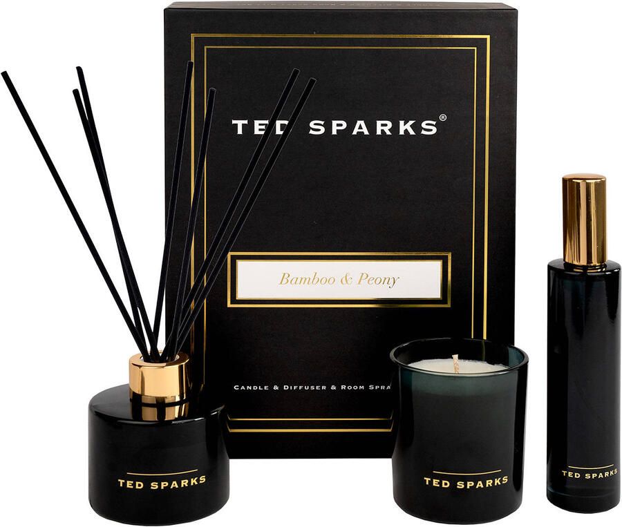 Ted Sparks geschenkset Bamboo & Peony 200 ml