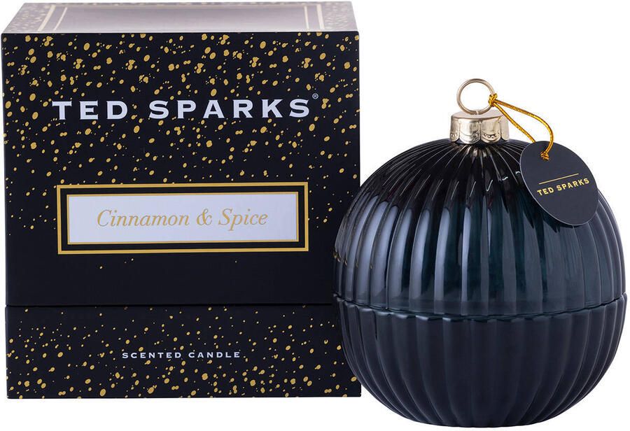 Ted Sparks geurkaars Kerstbal Cinnamon & Spice - Foto 3