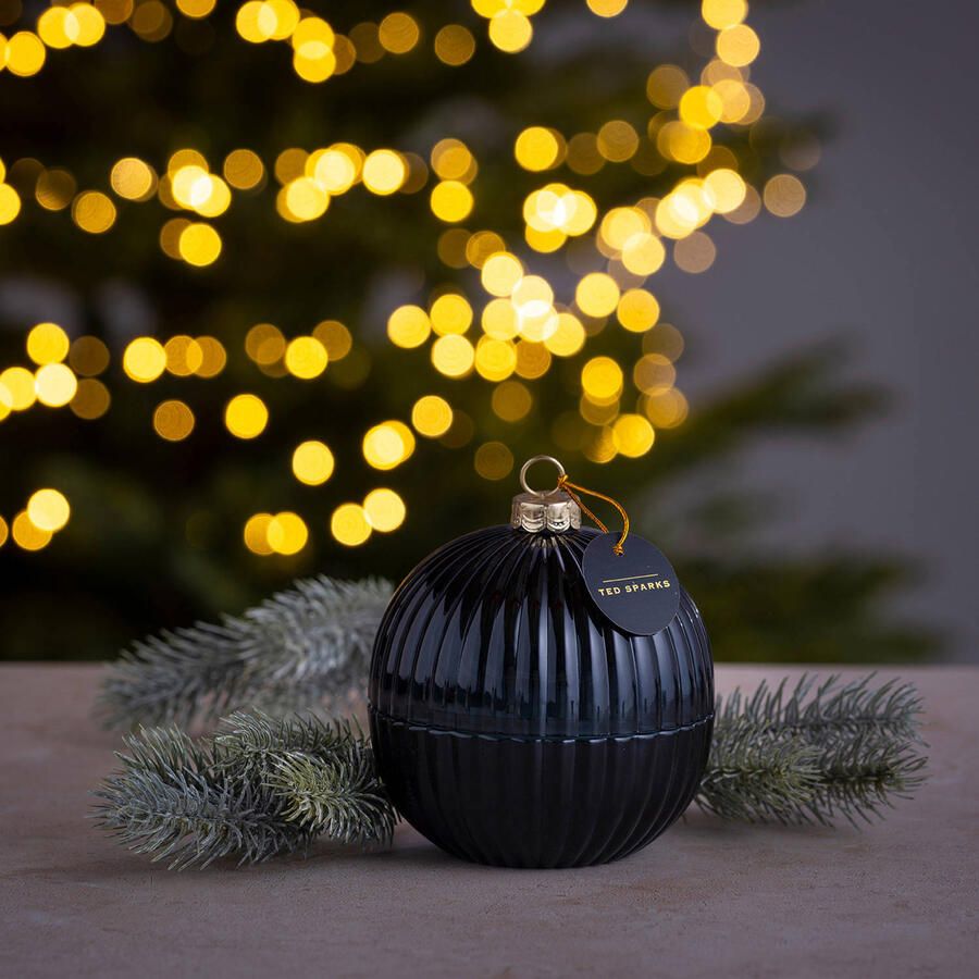 Ted Sparks geurkaars Kerstbal Cinnamon & Spice