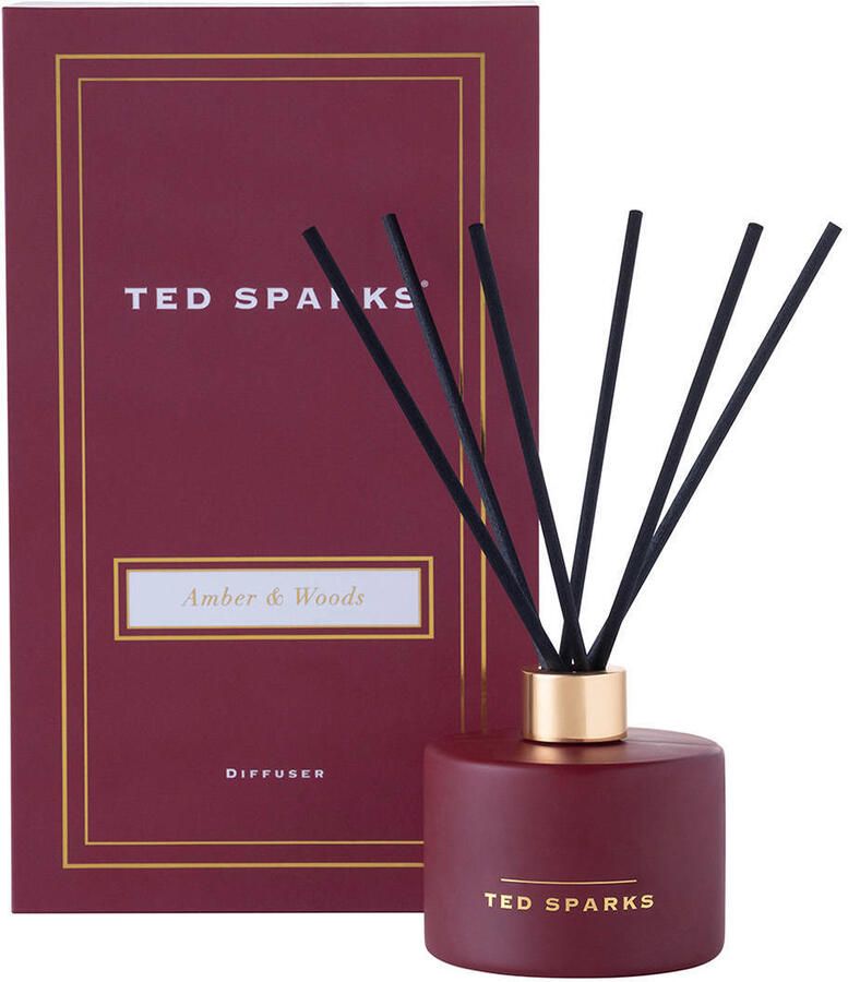 Ted Sparks geurstokjes Amber & Woods 200 ml - Foto 3