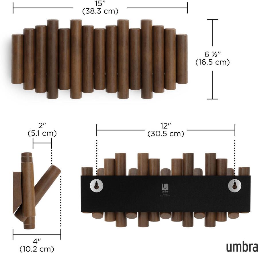 Umbra Picket Rail Hook Wandkapstok