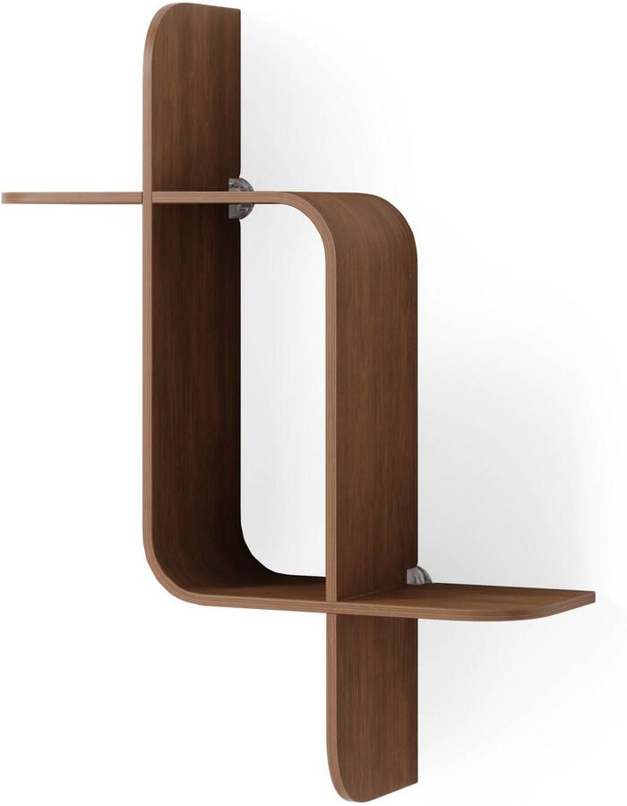 UMBRA wanddecoratie Montage licht walnoot (62x15x47 cm) - Foto 2