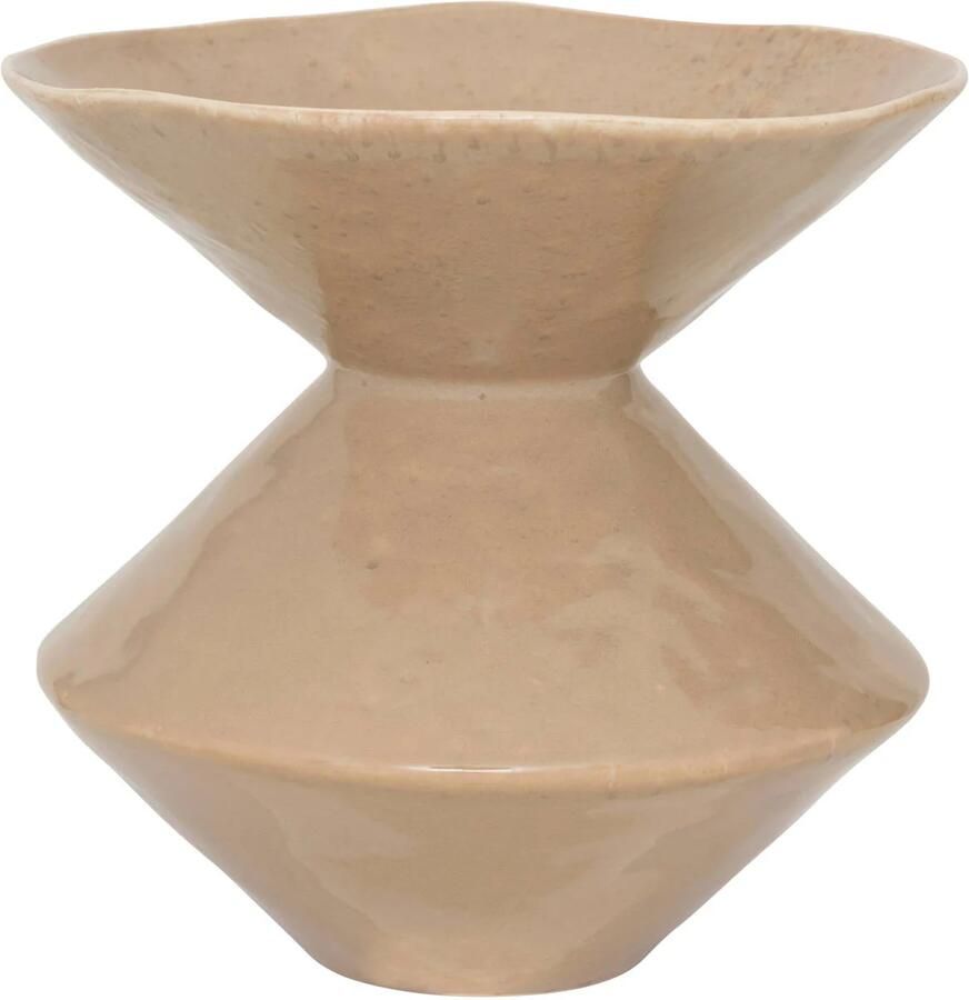 Urban Nature Culture keramieken vaas Zale 28 cm beige