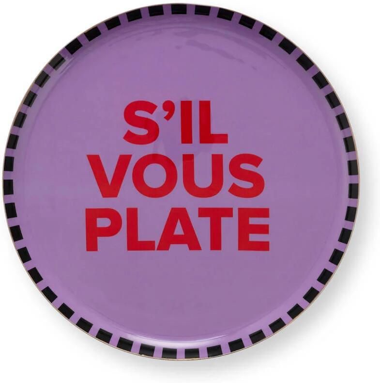 Vtwonen decoratie bord S'il Vous Plate