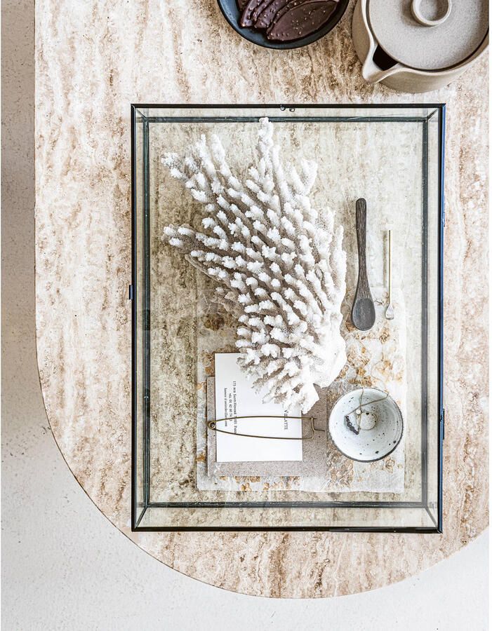 Vtwonen Glazen Opbergdoos Vitrine Zwart(21 cm ) - Foto 2