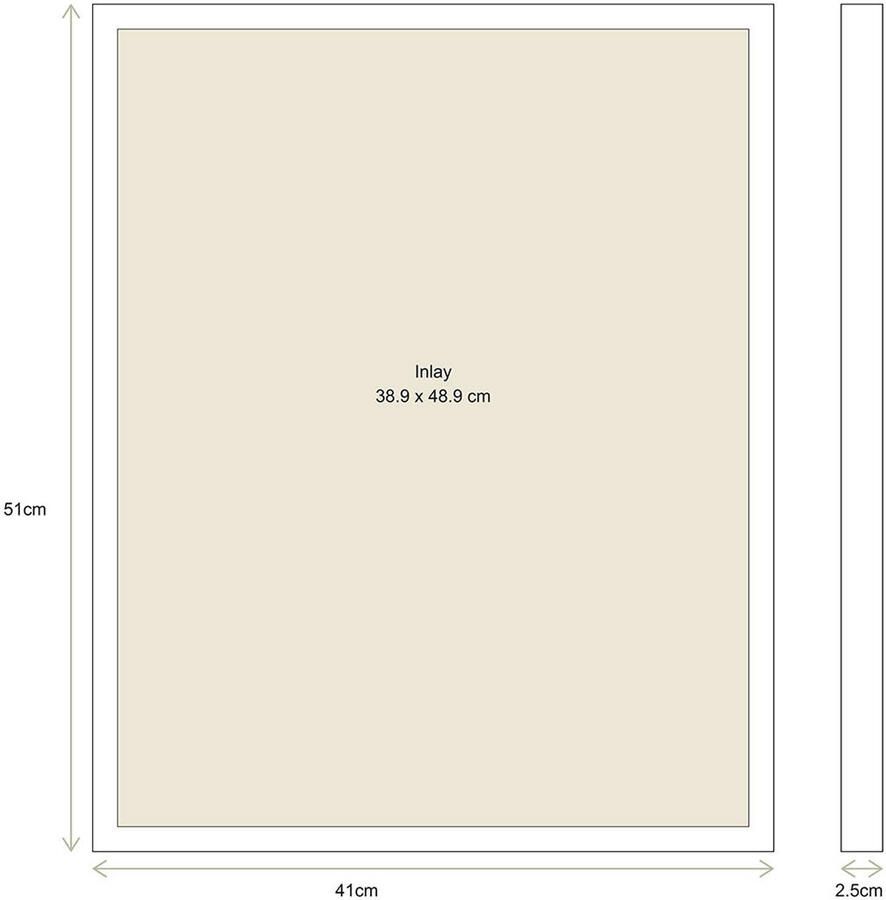 Vtwonen Photo frame Hanging photo frame Brown Wood 41x51x2.5cm