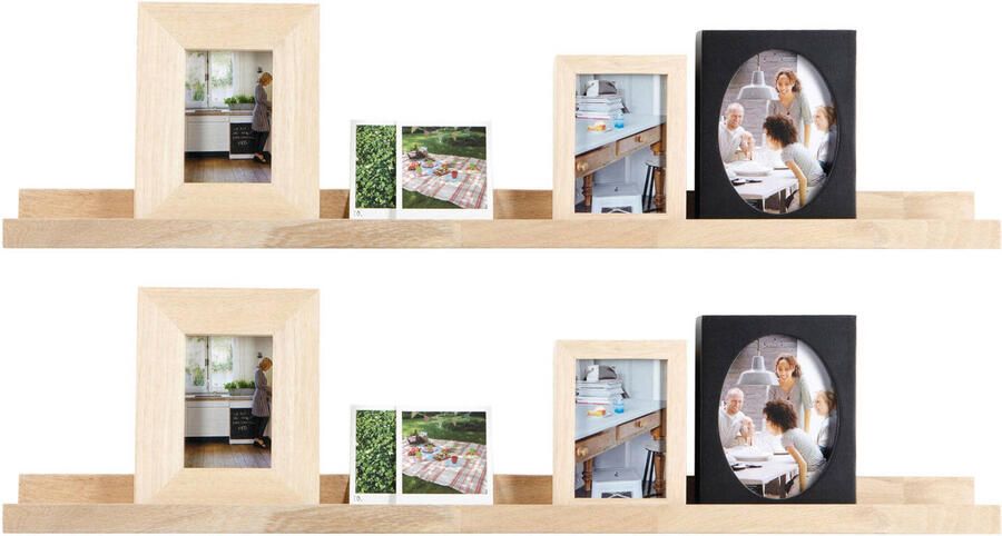 Vtwonen fotolijstplank blank eiken (set van 2) (6x100x10 cm) - Foto 3