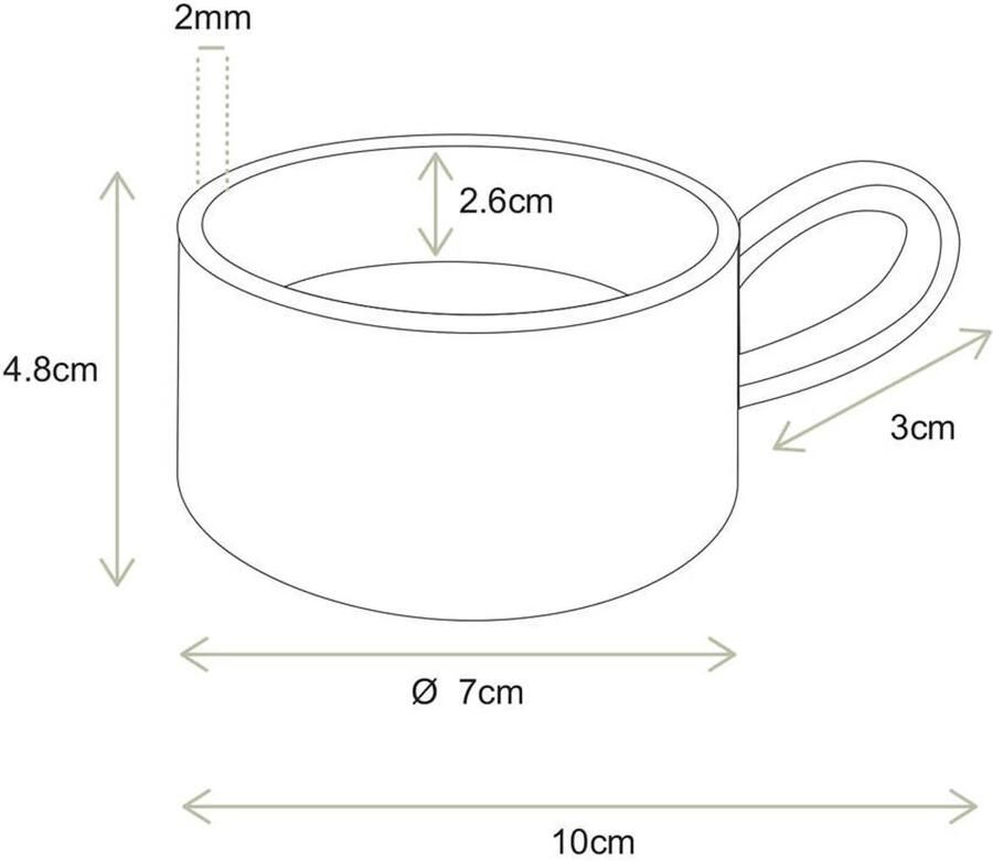 Vtwonen kaarsenhouder (10x4 8 cm) - Foto 2