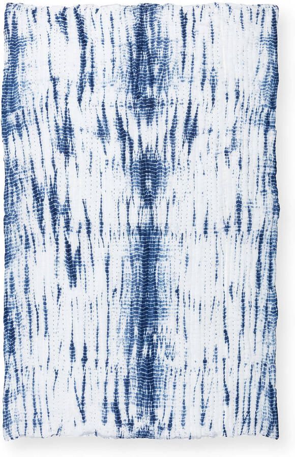 Vtwonen plaid tie-dye (blauw) (130x170 cm) - Foto 2