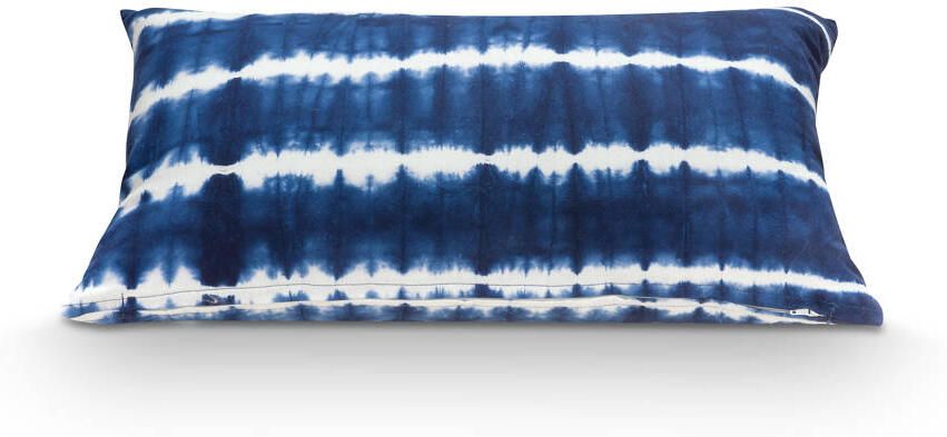 Vtwonen Throw Pillow Tie Dye Cushion Living Room Blue White 30x50cm