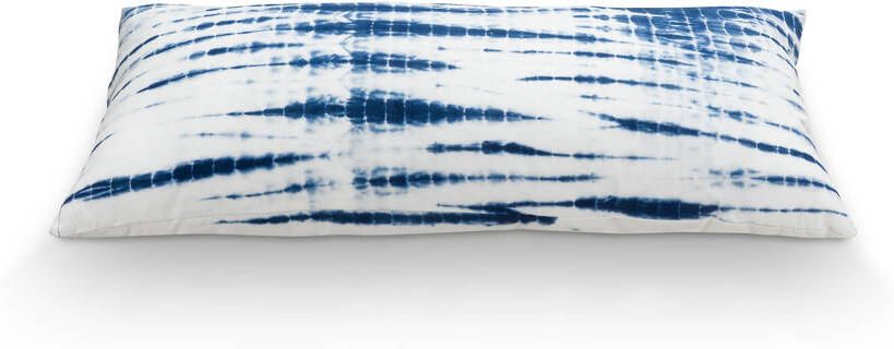 Vtwonen Throw Pillow Tie Dye Cushion Living Room Blue White 30x70cm - Foto 2