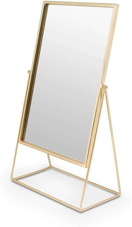 Vtwonen Rectangular Spiegel H 26 5 x B 14 cm Goud