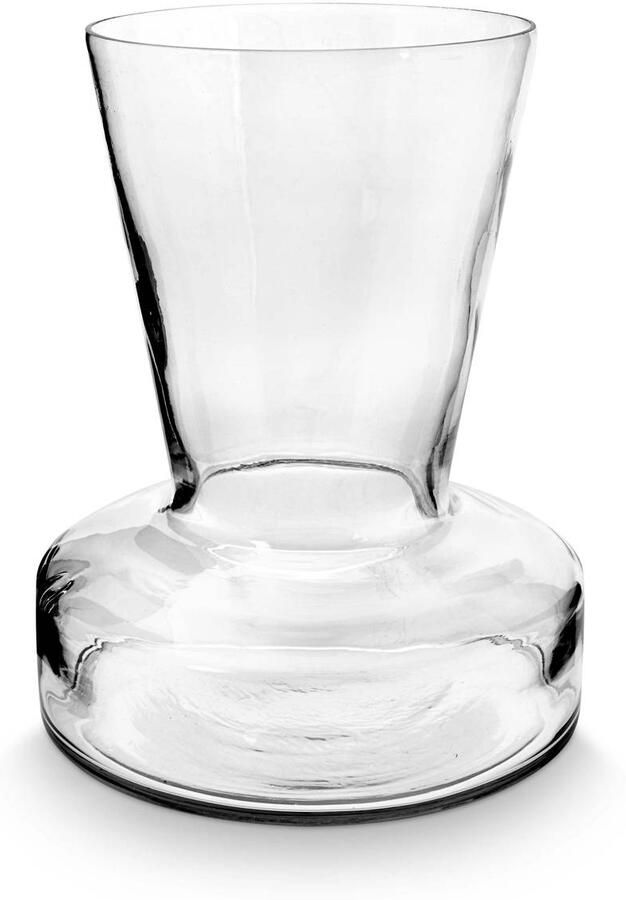 Vtwonen Glazen Trompet Vaas Bloemenvaas 16x19cm