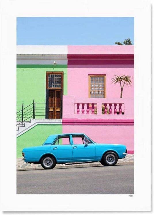 WIJCK. poster Cape town Colorful (21x30 cm)