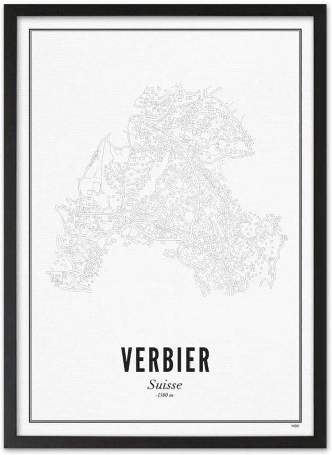 WIJCK. poster Verbier City (30x40 cm)